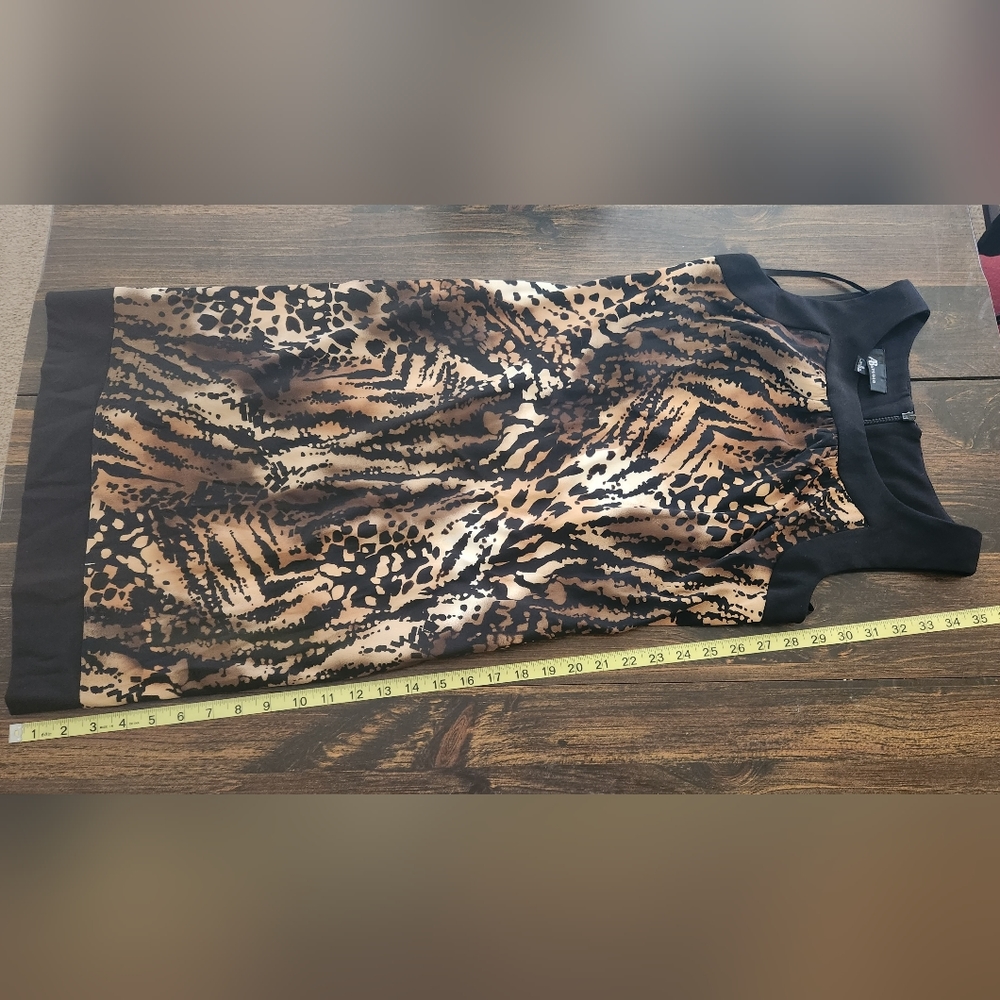 AB Studio Dress cheetah print dress Size 2.  NWT - Picture 11 of 11